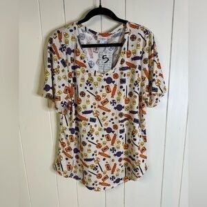 LuLaRoe The Iris Halloween Shirt L